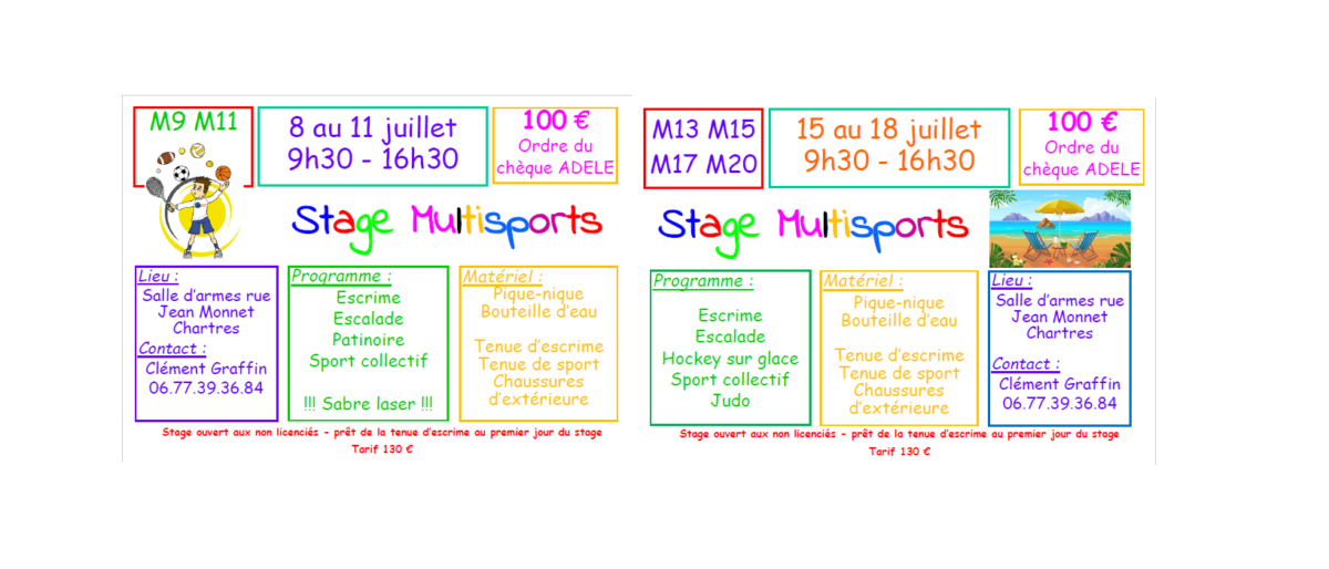 Permalien vers:Les stages de cet été Permalien vers:Les stages de cet été